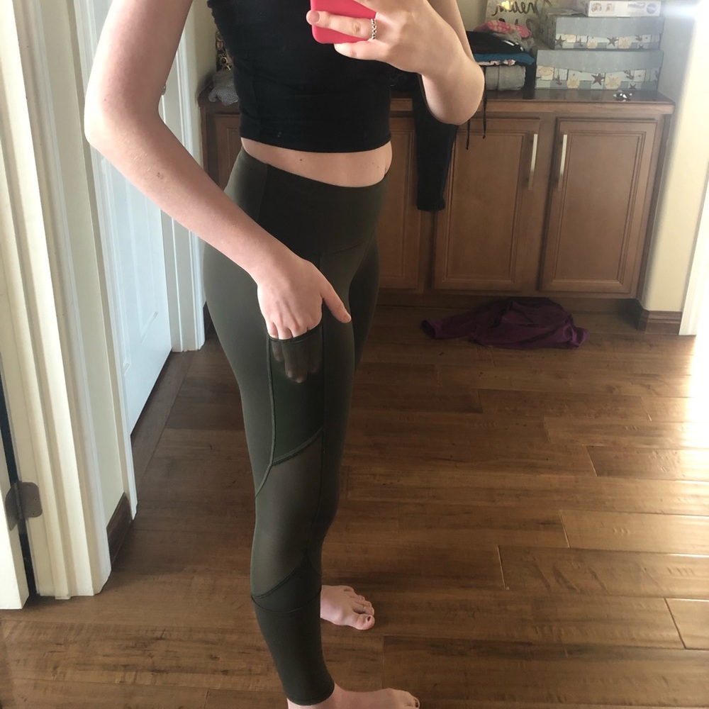 Lululemon army green leggings